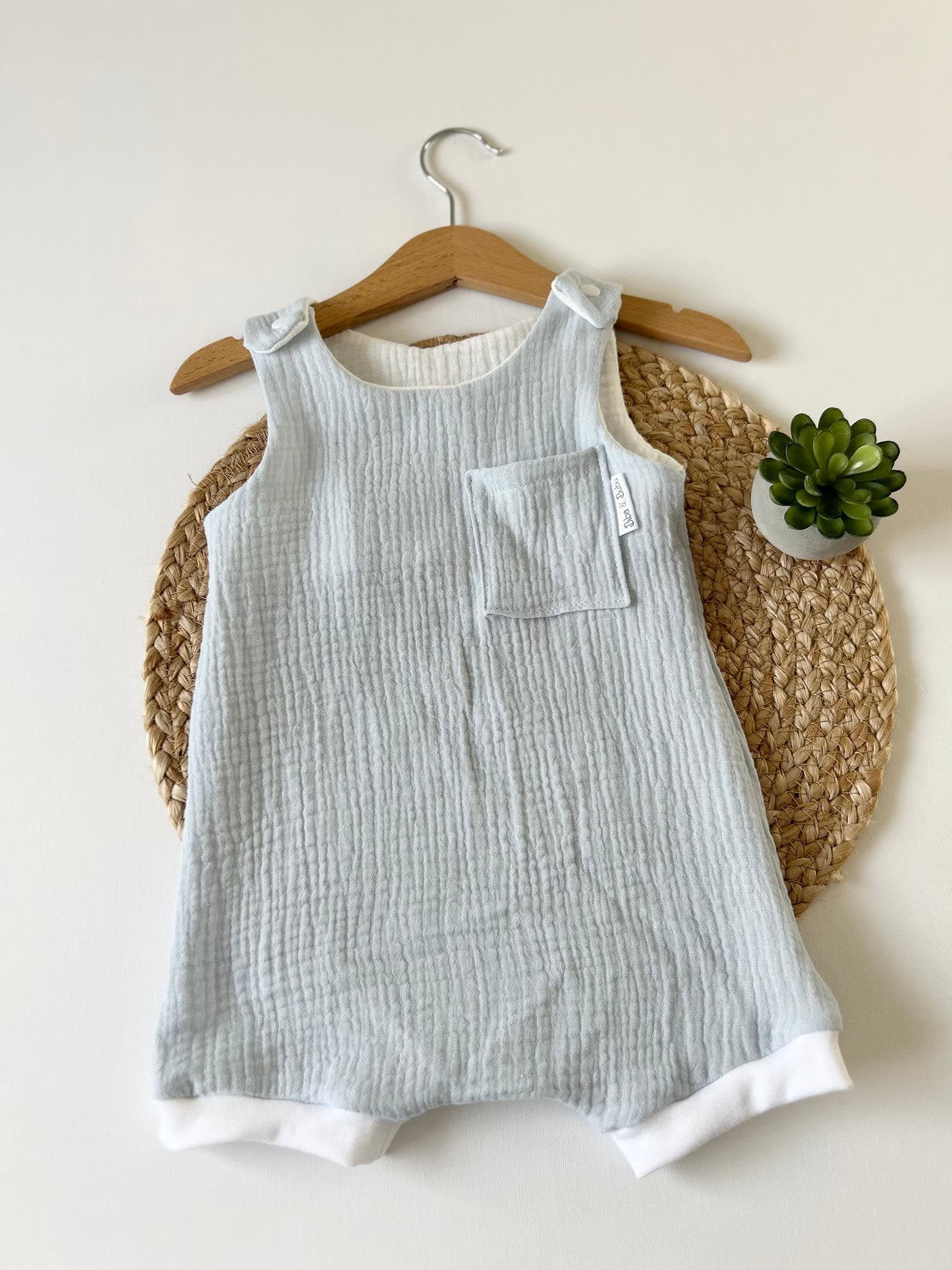 ROMPER IZ MUSLINA - KRATEK