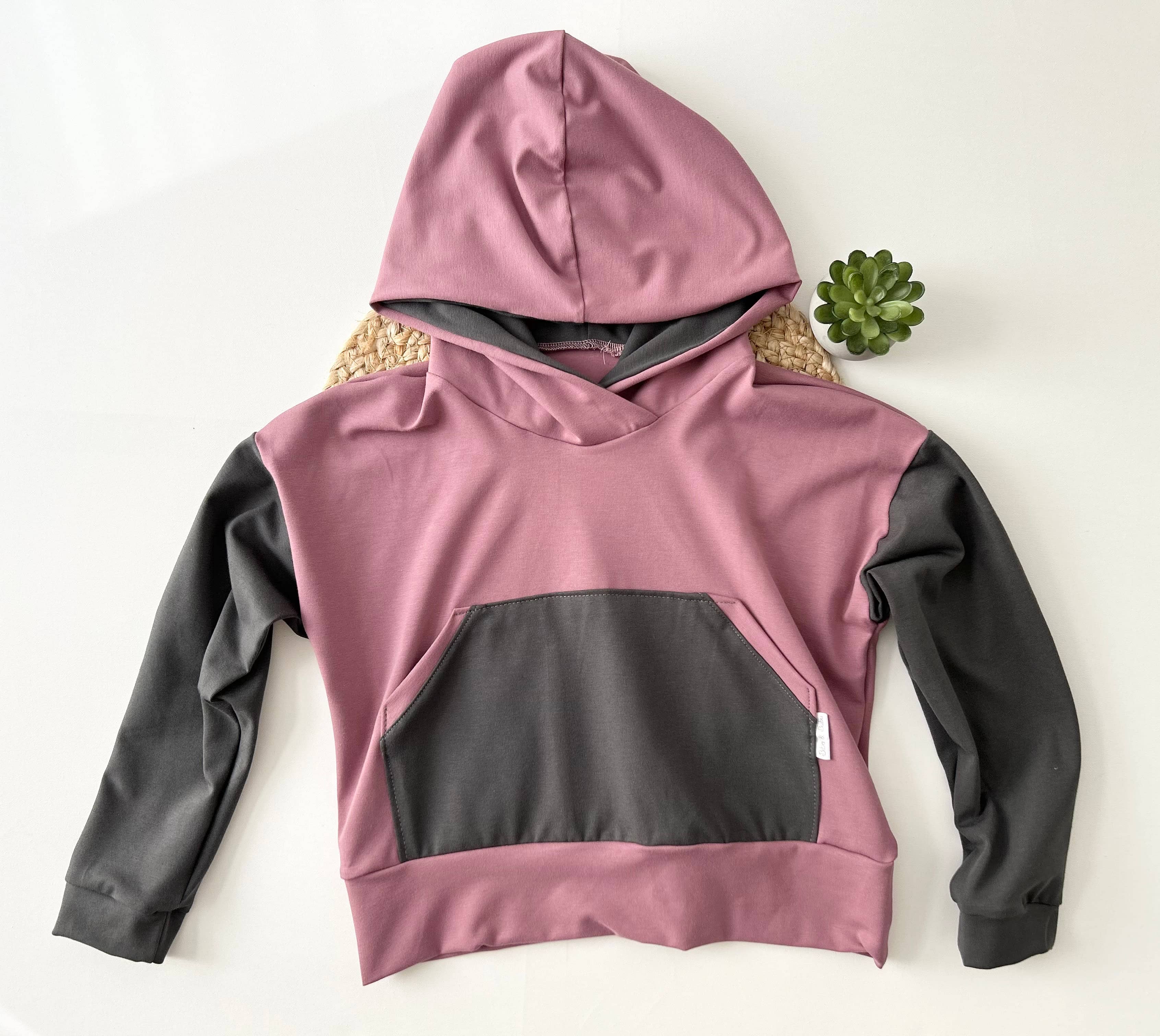 Slika izdelka: CROP PULOVER - LILA/SIVA