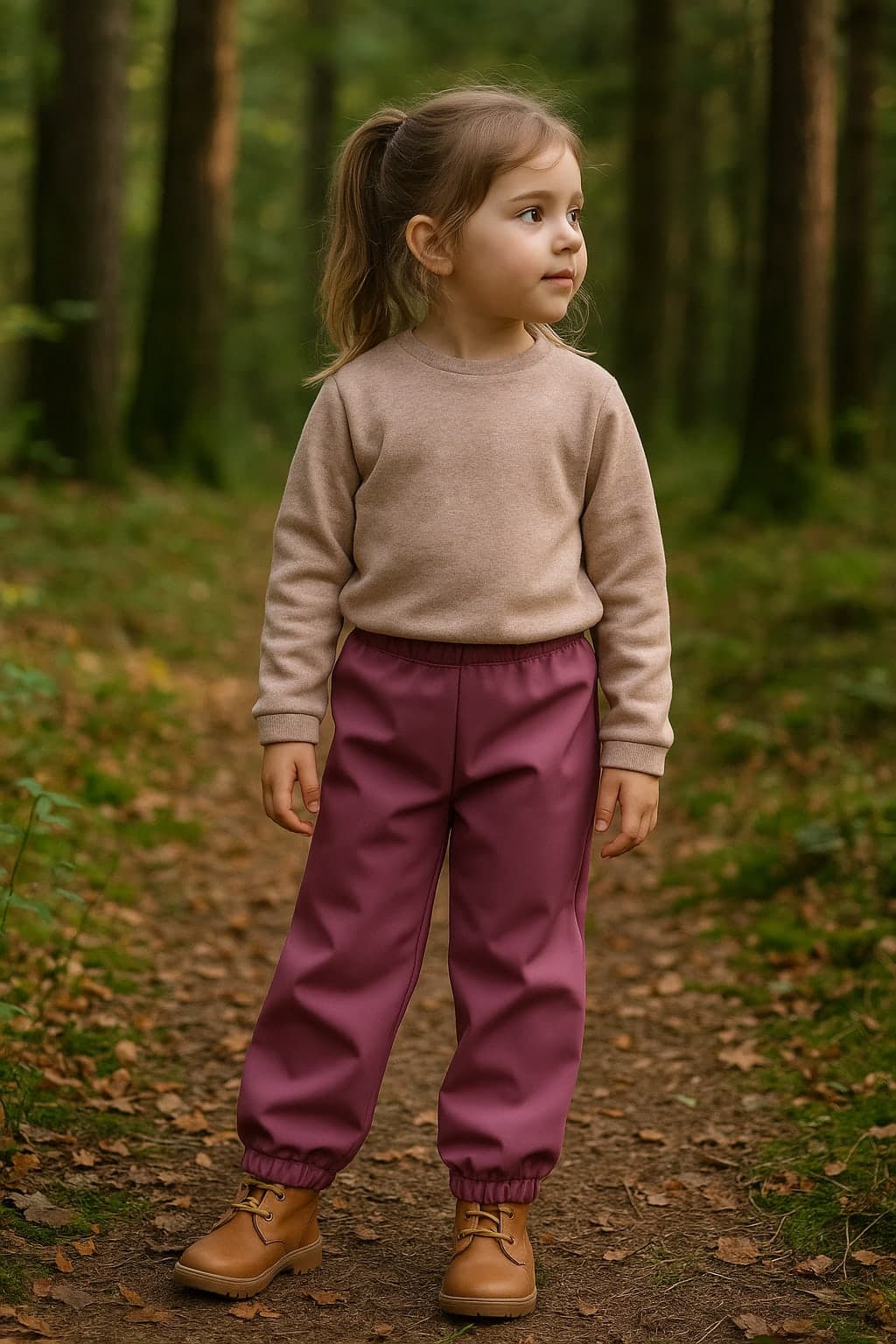 SOFTSHELL HLAČE ZA MALČKE