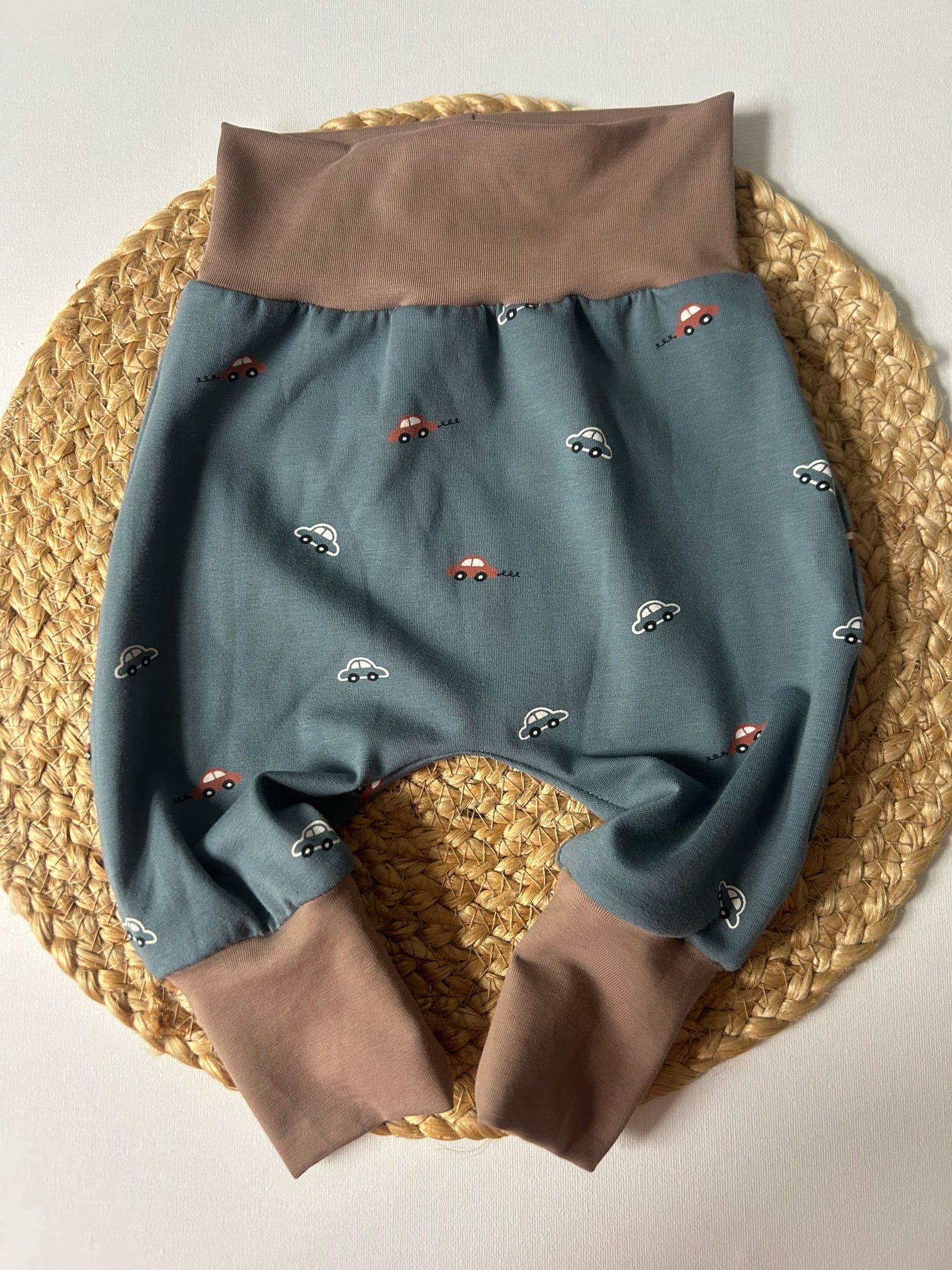 BAGGY HLAČE ZA DOJENČKE - AVTOMOBILI